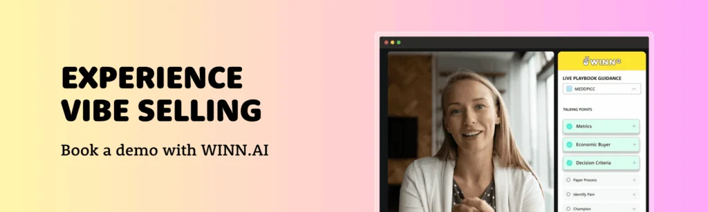 Try Vibe Selling with WINN.AI